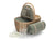 OVAL 2 PERSON GREY SAGE TWEED FITTED HAMPER