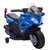 HOMCOM Kids 6V Electric Ride On Motorcycle Police Car Vehicle w/ Lights Horn Realistic Sound Outdoor Play Toy for 18 - 36 months Blue