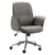 Vinsetto Rocking Chair Office Chair Mid Back Executive Adjustable with Wheels Light Grey