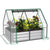 Outsunny Raised Garden Bed with Greenhouse, Steel Planter Box with Plastic Cover, Roll Up Window, Dual Use for Flowers, Vegetables, 127 x 95 x 92cm