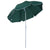 Outsunny Beach Umbrella, 2.2m Diameter, Steel Frame, UV Protection, Wind Vent, Dark Green