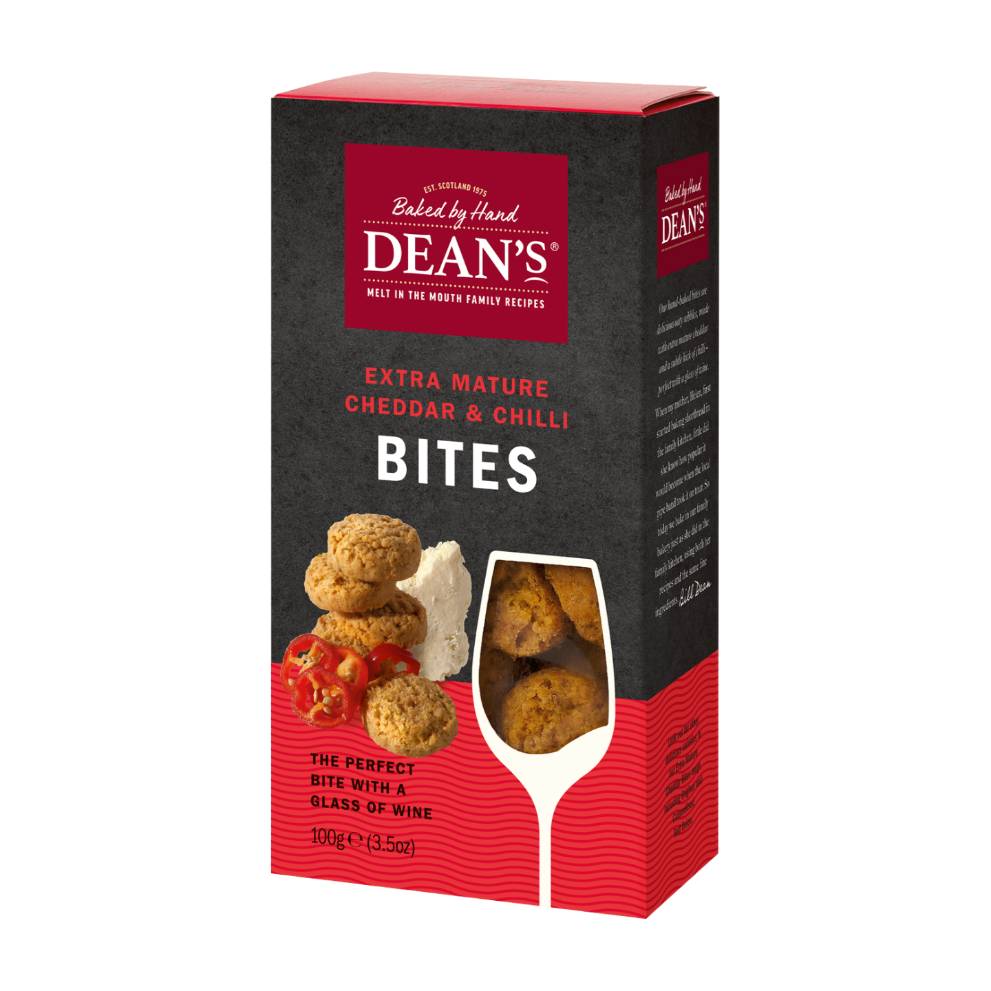 Dean's Extra Mature Cheddar & Chilli Bites (100g)