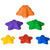 Outsunny Kids Balance Stepping Stones, 6pcs Starfish Style, Non-slip Stackable Obstacle Course Blocks, Encourage Toddler Coordination