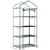 Outsunny 4 Tiers Mini Portable Greenhouse Plant Grow Shed Metal Frame Transparent Clear Cover 160H x 70L x 50Wcm