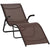 Outsunny Folding Chaise Lounge Chair, Reclining Garden Sun Lounger for Beach, Poolside and Patio, Dark Brown