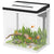 PawHut 13L Glass Aquarium Fish Tank with Filter, LED Lighting, for Betta, Guppy, Mini Parrot Fish, Shrimp, 29 x 20 x 30.5cm