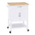 HOMCOM Kitchen Island W/ Drawer-White/Oak Colour