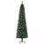 HOMCOM 6.5FT Artificial Snow Dipped Christmas Tree Xmas Pencil Tree Holiday Home Indoor Decoration with Foldable Black Stand, Green