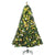 HOMCOM 1.8m 6ft Pre Lit Christmas Tree 200 LED Xmas Tree Holiday Décor with Decorative Balls Ornament Metal Stand