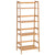 HOMCOM 4 Tier Ladder Shelf Unit Storage Unit Shelf DIY Plant Shelving Stand Holder Organiser