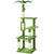 PawHut 142cm Cat Tree Tower, with Scratching Post, Hammock, Toy Ball, Platforms - Green