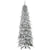 HOMCOM 6ft Pencil Artificial Christmas Tree, Snow Flocked Xmas Tree with Downswept Branches and 600 Tips, Auto Open, Steel Base, Holiday Decoration for Home Office, Green