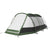 Outsunny Family Camping Tent: 3-4 Person Tunnel, 2000mm Waterproof, Lightweight with Carry Bag, Green