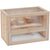 PawHut Wooden Hamster Cage Small Animal House Pets at Home, 60 x 35 x 42 cm