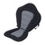 HOMCOM High Back Detachable Canoe/Kayak Seat, Comfortable Padding, Adjustable Straps, Black