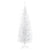 HOMCOM 5T Artificial Pine Pencil Slim Tall Christmas Tree with Branch Tips Xmas Holiday Décor with Stand White