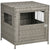 PawHut Wicker Dog Cage, Dog Crate with Lockable Door and Soft Washable Cushion for Small Sized Dogs, 62 x 59 x 66 cm, Grey