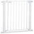 PawHut Adjustable Safety Pet Gate, Dog Barrier, Home Fence, Room Divider, Stair Guard, Easy Mount, White, 76H x 75-82W cm