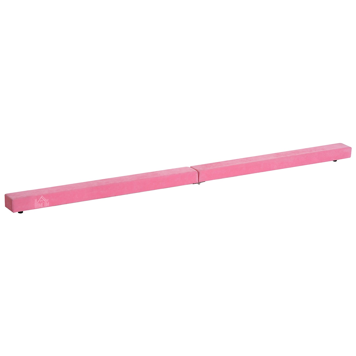 HOMCOM Balance Beam Trainer, 2.4 m-Pink