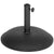 Outsunny 20kg Parasol Base Heavy Duty Cement Umbrella Base Round-Grey/Black