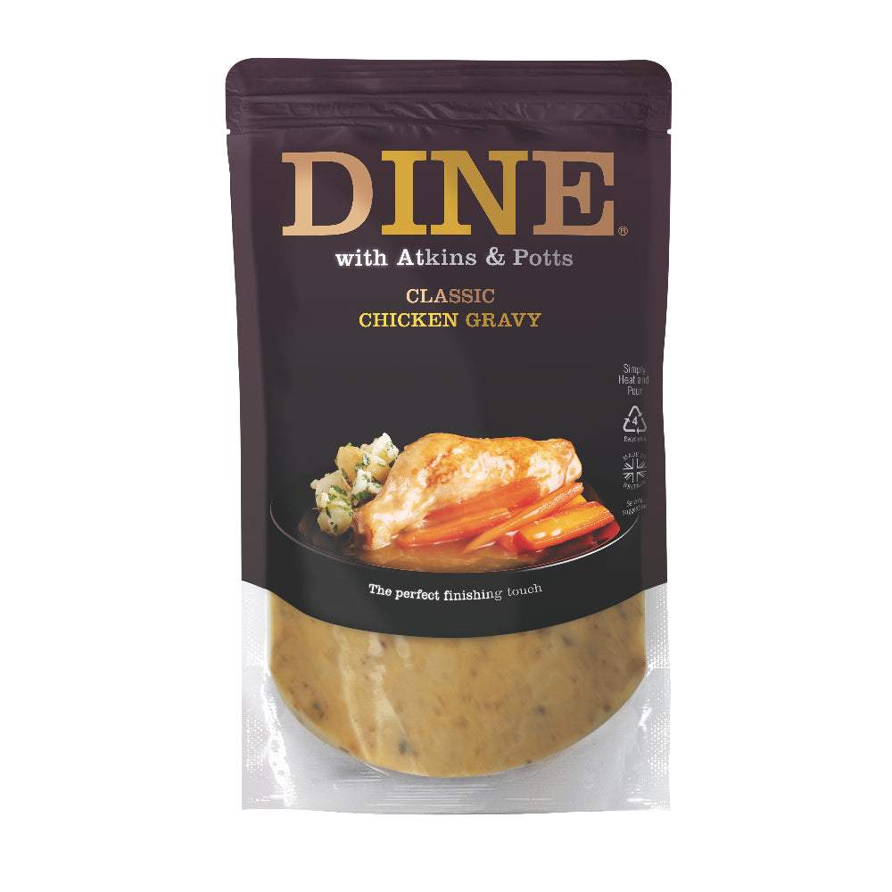 DINE with Atkins & Potts Classic Chicken Gravy (350g)