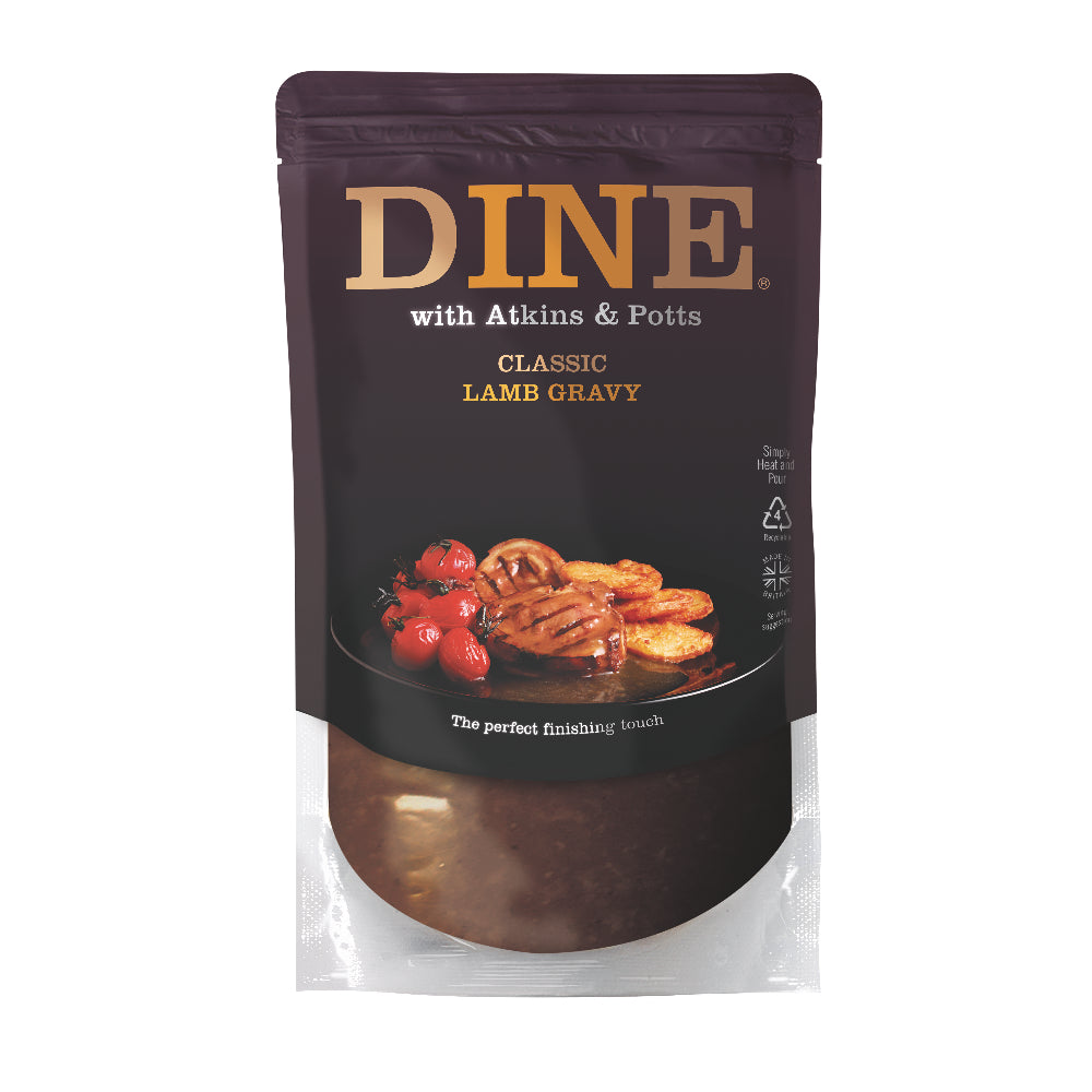 DINE with Atkins & Potts Lamb Gravy (350g)