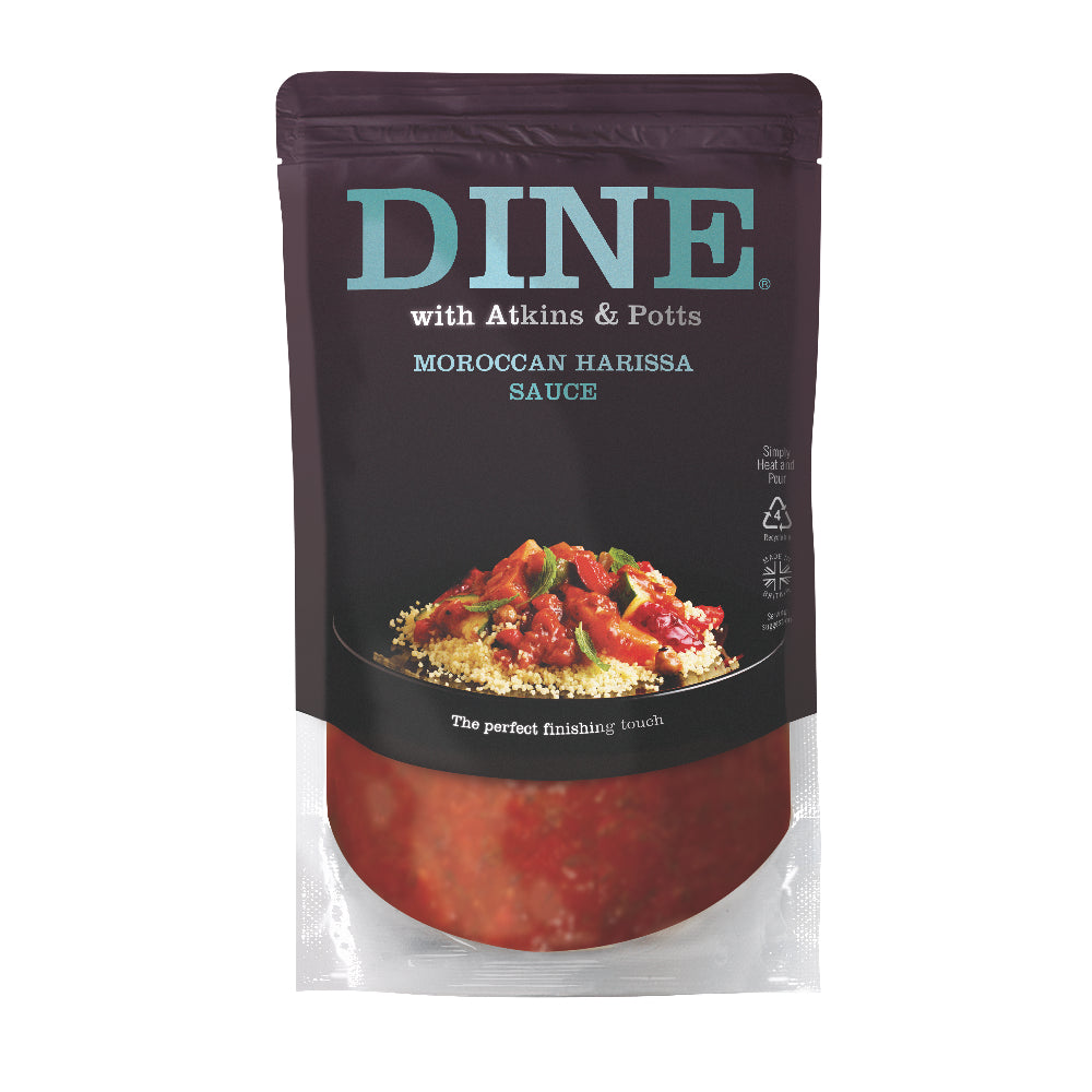 DINE with Atkins & Potts Moroccan Harissa Sauce (350g)