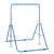 HOMCOM Gymnastics Bar for Kids, Folding Horizontal Bars with Adjustable Height, Training Bar with Triangle Base, Blue