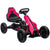 HOMCOM Children Pedal Go Kart, Kids Ride on Racer w/ Adjustable Seat, Shock Absorption EVA Tyres, Handbrake, for Kids Aged 3-8 Years Old, Pink