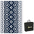 Outsunny Reversible Outdoor Rug, Plastic Straw, Portable with Carry Bag, 182 x 274cm, Dark Blue and White