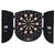 HOMCOM  Electronic Dartboard Set 26 Games and 185 Variations with 6 Darts and Cabinet to Stroage Multi-Game Option Ready-to-Play