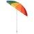 Outsunny Arc Beach Umbrella: 2.4m with Sand Anchor, Tilt Adjustment, Carry Bag - Multicolour