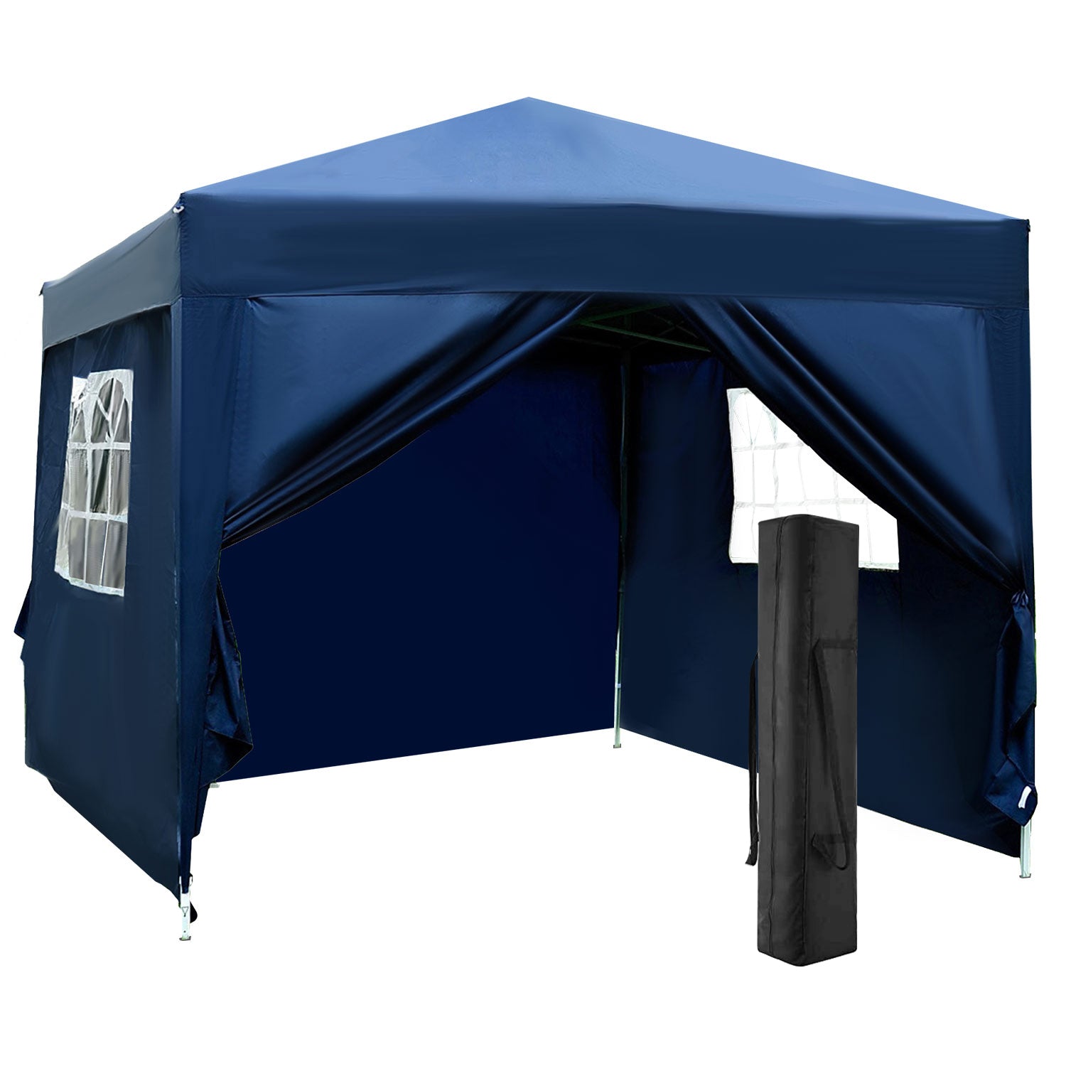 Outsunny Pop Up Gazebo Marquee, size (3m x 3m)-Blue