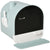 PawHut Hooded Cat Litter Box, Enclosed Kitten Litter Tray with Scoop, Filter & Flap Door, 43x44x47 cm, Green