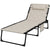 Outsunny Foldable Sun Lounger Set w/ 5-level Reclining Back, Outdoor Tanning Chairs w/ Build-in Padded Seat, Side Pocket, Headrest