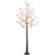 HOMCOM 6ft Artificial Gypsophila Blossom Tree Light with 96 Warm White LED Light, Baby Breath Flowers for Home Party Wedding, Indoor and Outdoor Use