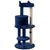 PawHut Feline Playground: 3-Tier Sisal Rope Scratching Post with Dangling Toy, Interactive & Durable, Blue