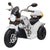 HOMCOM Kids 6V Battery PP Motorcycle Ride On Trike w/ Lights Music Horn 18 - 36 Months White