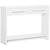 HOMCOM Console Table with Shelf and  Drawer, Contemporary Hallway Table for Living Room, Entryway, White