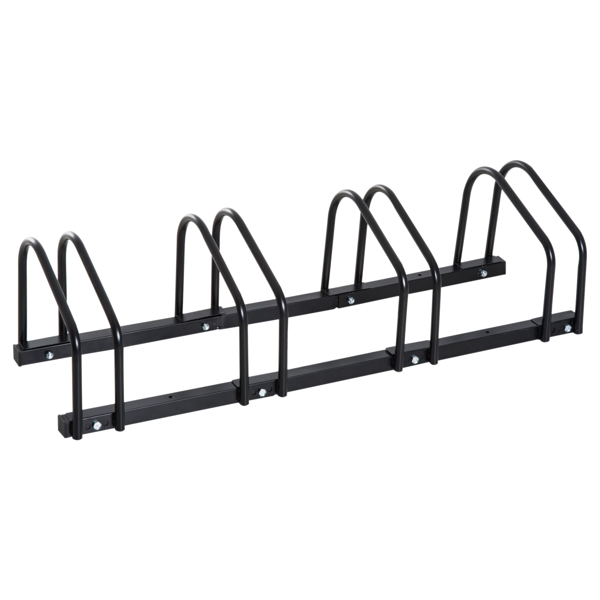 HOMCOM Bike Parking Rack, 95Lx33Wx27H cm, Steel-Black