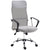 Vinsetto Ergonomic Mesh Office Chair: Adjustable Tilt for Comfort, Sleek Light Grey Design