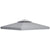 Outsunny 3 x 3(m) Gazebo Canopy Roof Top Replacement Cover Spare Part Light Grey (TOP ONLY)