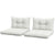 Outsunny Replacement Cushions 4-Piece Set for Patio Chairs, Indoor Outdoor Seat and Back Pillows, White