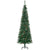 HOMCOM 6.5' Tall Slim Christmas Tree Artificial with Realistic Branches, 556 Tip Count and 27 Pine Cones, Xmas