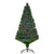 HOMCOM 5FT Green Fiber Optic Xmas Tree Pre-Lit Fibre Optic Artificial Christmas Tree Multi-Colour