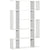 HOMCOM Modern Bookshelf, 5-Tier Bookcase with 13 Open Shelves, Freestanding Decorative Storage for Home Office, Study - White