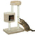 PawHut Multi-Level Cat Tree with Jute Scratching Posts, Condo, Perch, Climbing Frame, Plush Fabric for Kittens