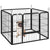 PawHut Heavy Duty Dog Playpen, 4 Panel Puppy Pen, Foldable Dog Kennel Both Indoor Outdoor Use Collapsible Design 82L x 82W x 60H (cm)