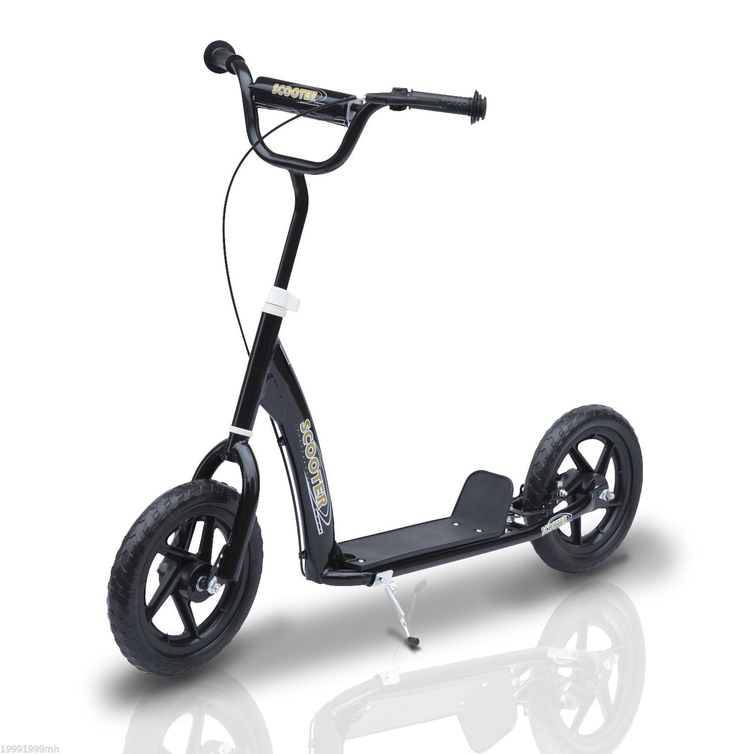 HOMCOM 12" Tyres Scooter-Black