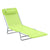 Outsunny Adjustable Sun Lounger: Reclining Garden Relaxer with Adjustable Back, Green